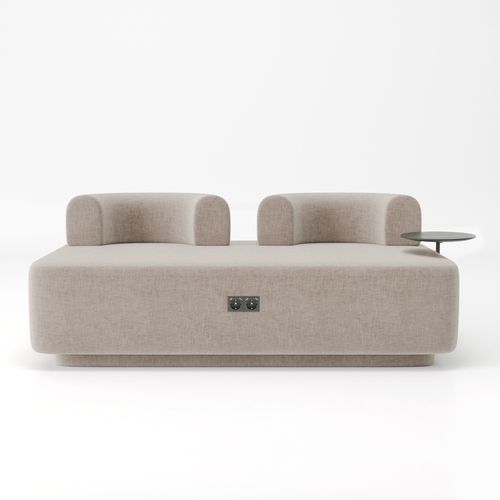 Диван с розеткой Plump