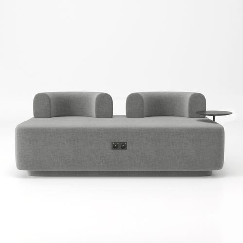 Диван с розеткой Plump